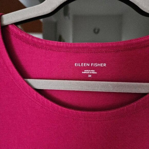 Eileen Fisher Berry Pima Cotton Jersey Dress 3X Preloved - Picture 2 of 11